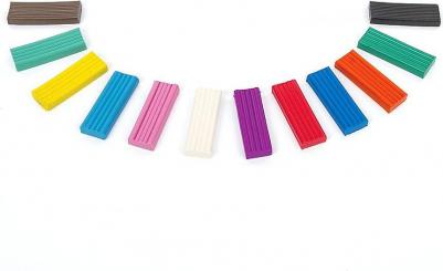 106431, Пластилин классический ВЕСЁЛЫЙ ШМЕЛЬ, 12 цветов, 240 грамм, стек, ВЫСШЕЕ КАЧЕСТВО, 106431 – фото 6