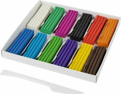 106431, Пластилин классический ВЕСЁЛЫЙ ШМЕЛЬ, 12 цветов, 240 грамм, стек, ВЫСШЕЕ КАЧЕСТВО, 106431 – фото 7