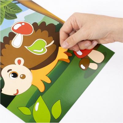 Набор для творчества "Аппликация из мягкого пластика EVA", "Ёжик", 21х29 см, 662358 – фото 8