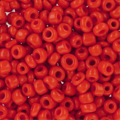 Бисер декоративный 0045 красный 10 г