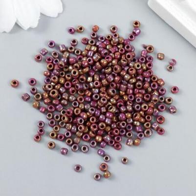 Бисер круглый 10 штх10 г, № 0406, шоколадный – фото 1