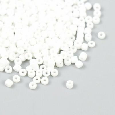 Бисер круглый стекло белый 08/0