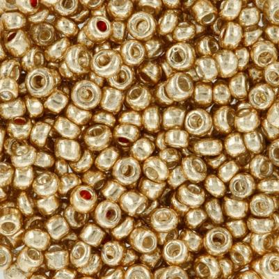 Бисер стекло № 0560 золотой 11/0