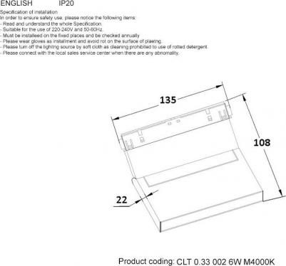 CLT 0.33 002 6W BL M4000K – фото 4