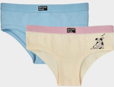 Комплект трусов шорт из двух штук мультицвет для девочки, 140-146, 224BBGU9201