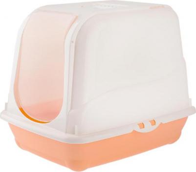 Туалет закрытый для кошек Оливер, 46х35х40 см, мокачино – фото 4