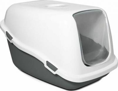 Туалет для кошек HYGIENE закрытый "Смарт", кофейный, 52х40х39 см – фото 1