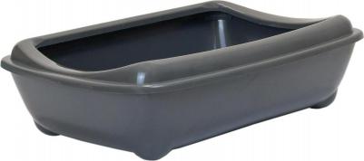 гигиена Туалет для кошек с рамкой, глубокий 43*30*12см, изумрудный 2906изум, 0,46 кг – фото 1