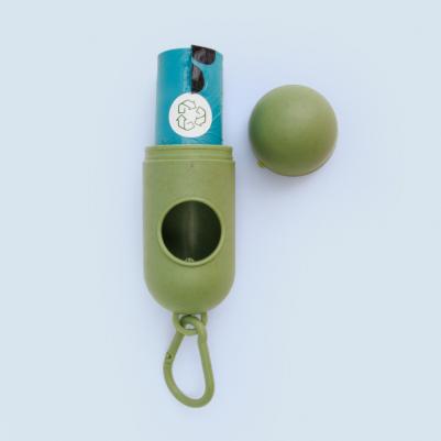 Диспенсер из бамбука для уборочных пакетов и 1 рулон (био), 15 шт – фото 8