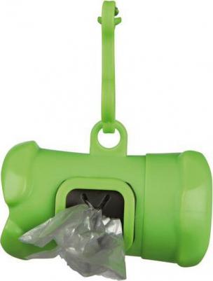 22846 Контейнер пластиковый для уборочных пакетов за животными с 15 пакетами, 3л
