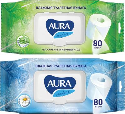Туалетная бумага влажная Ultra comfort, 80 шт – фото 10