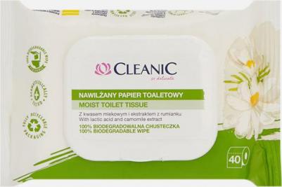 Влажная туалетная бумага с ромашкой и молочной кислотой 40.0