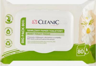 Влажная туалетная бумага смываемая с экстрактом Ромашки 80 шт