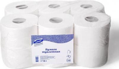Туалетная бумага в рулонах 1-слойная 12 рулонов по 200 метров 4660028340692 – фото 8