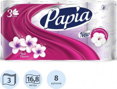 Бумага туалетная Балийский Цветок 3-слойная белая 4604857000099 – фото 18