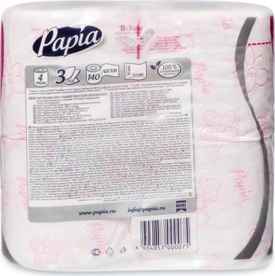 Туалетная бумага Strawberry Dream Белая,ароматизированная,трехслойная 4 шт – фото 4