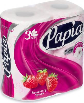 Туалетная бумага Strawberry Dream Белая,ароматизированная,трехслойная 4 шт – фото 7