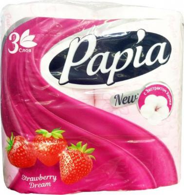 Туалетная бумага Strawberry Dream Белая,ароматизированная,трехслойная 4 шт – фото 11
