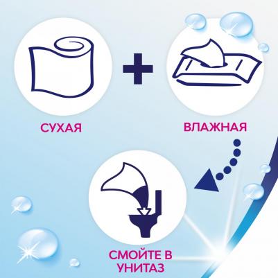 Бумага туалетная ULTRA SOFT 4с бел 100%цел втул 15,9м130л 4рул/уп 8534 – фото 10