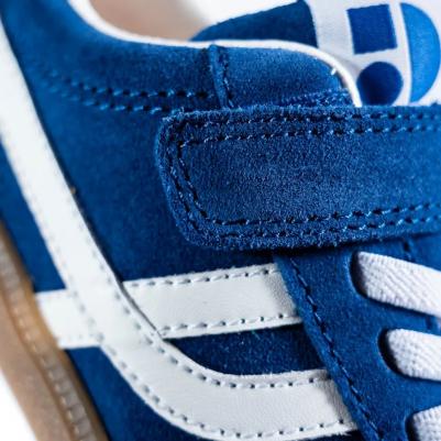 Детские туфли из кожи с липучкой, розовый – фото 4