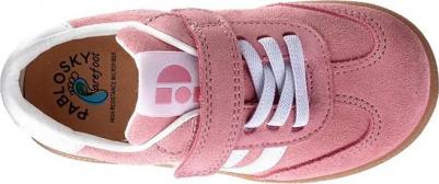 Детские туфли из кожи с липучкой, розовый – фото 13