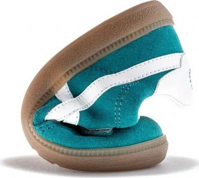 Детские туфли из кожи с липучкой, розовый – фото 14