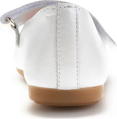 Туфли Мэри Джейн из кожи для девочек с застежкой-липучкой, розовый – фото 8