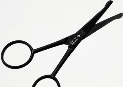 Ножницы для бороды и усов Black Edition, черные матовые – фото 2