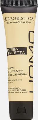 Сыворотка для лица Натуральный крем-флюид для лица и бороды с гиалуроновой кислотой и витамином Е 50.0