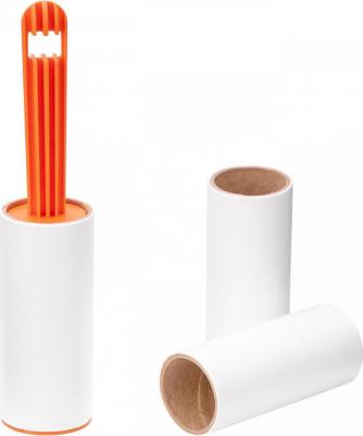 Ролик липкий для чистки одежды - +2 сменные насадки – фото 3