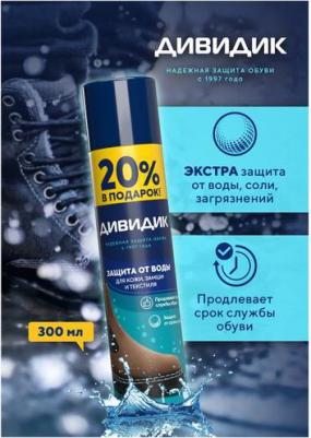 Аэрозоль-пропитка водоотталкивающая сверхсильная бесцветная 300 мл – фото 4