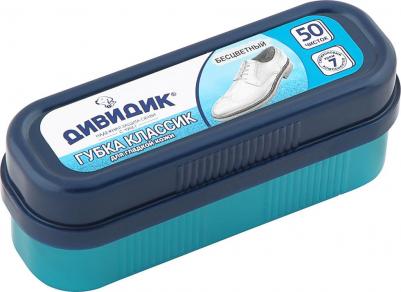 Губка для обуви "Классик", бесцветная, антипыль – фото 1