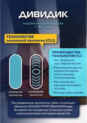 Губка для обуви "Классик", бесцветная, антипыль – фото 12