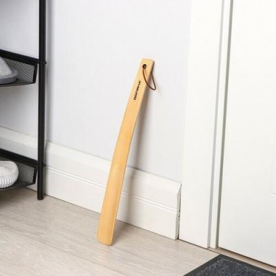 Ложка для обуви дерево 38х3,5 см 3621800