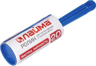 Ролик для чистки одежды и удаления ворса + 2 сменных блока по 20 листов, экстра липкость, 605399