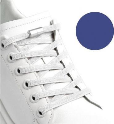 Шнурки эластичные с фиксатором для обуви, 100см, толщина 3 мм, цвет серый – фото 1