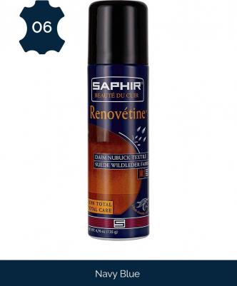 Аэрозоль для замши водооталкивающий Renovetine 06 navy blue темно-синий 200 мл – фото 5