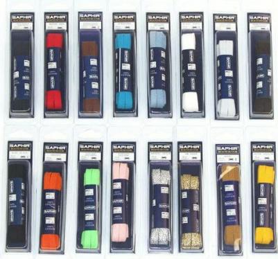 Шнурки 120 см. плоские 8 мм, цветные. (бледно-розовый (27)) – фото 1