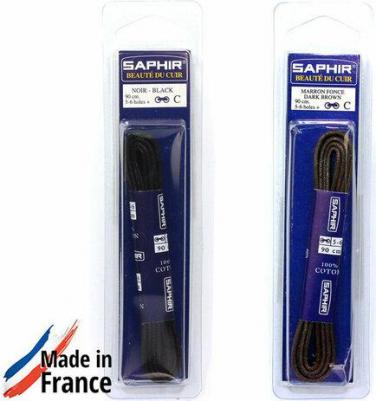 Шнурки хлопковые круглые тонкие с пропиткой 90 см, диаметр 2,2 мм, цвет 03 светло-коричневый – фото 1