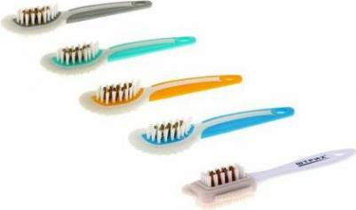 Щетка для замши, нубука основной уход тройная – фото 8