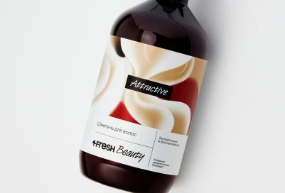 Шампунь Attractive "Экстрапитание и восстановление", сливочная ваниль и бобы тонка, бессульфатный, 450 мл – фото 3