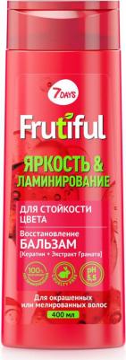 Бальзам для волос Frutiful Яркость и ламинирование для стойкости цвета, 400 мл – фото 1