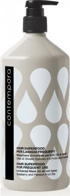 Маска универсальная с маслом облепихи и маслом маракуйи для всех типов волос / CONTEMPORA 1000 мл – фото 4