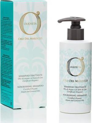 Питательный шампунь с маслом арганы и маслом семян льна - Olioseta Oro Del Morocco Nourishing Shampoo 000225 250 мл – фото 3