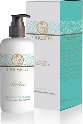 Питательный шампунь с маслом арганы и маслом семян льна - Olioseta Oro Del Morocco Nourishing Shampoo 000225 250 мл – фото 7