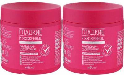 Бальзам-ламинирование для всех типов волос Гладкие и Ухоженные, 380 мл – фото 4