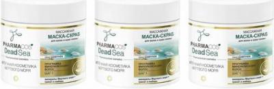 Маска-скраб массажная Pharmacos Dead Sea, перед шампунем, для волос и кожи головы, 400 мл – фото 1