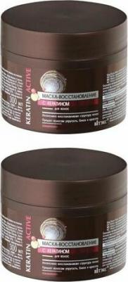 Маска-восстановление с кератином для волос Keratin Active, 300 мл – фото 3
