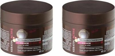 Маска-восстановление с кератином для волос Keratin Active, 300 мл