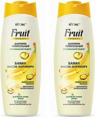 Шампунь для волос Шампунь питательный 3 в 1 для всех типов волос Банан и масло мурумуру – фото 5